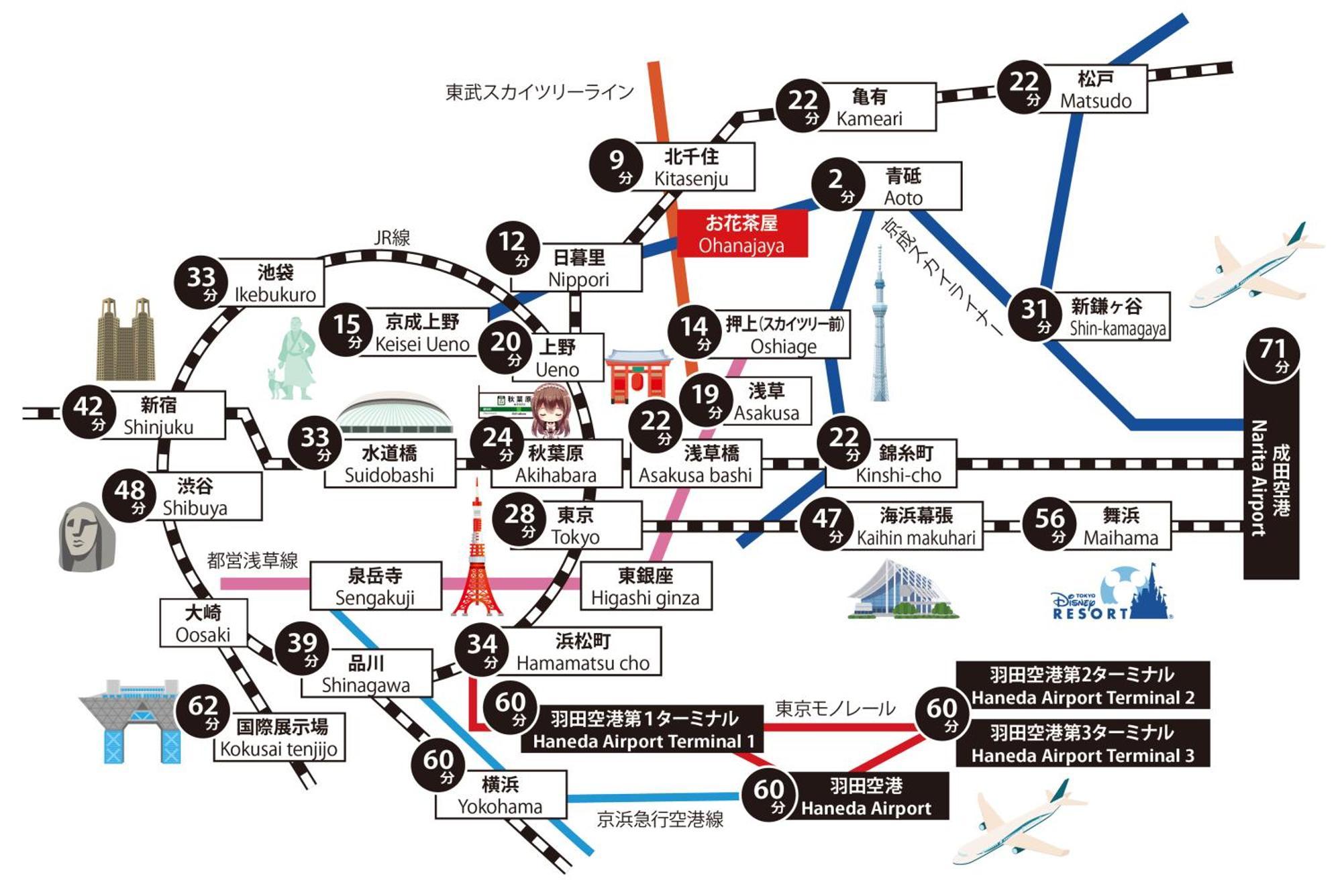 Appartamento Sc Heights 106 Tokyo Esterno foto
